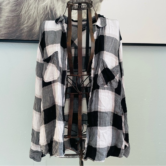 Rock & Republic Tops - Rock & Republic | plaid button down flannel shirt